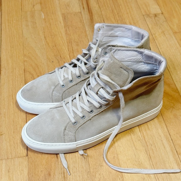 Saks Fifth Avenue Suede High Tops size 10.5 - Picture 3 of 7